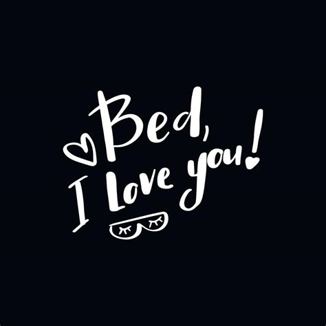 Chalkboard Blackboard Lettering Bed I Love You Handwritten Calligraphy