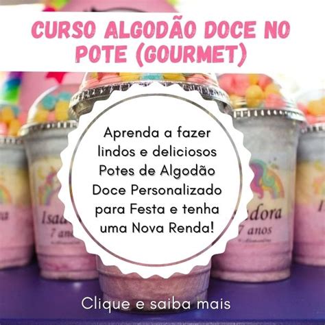 Blog Sonho em Cores Algodão Doce no Pote Personalizado para festa