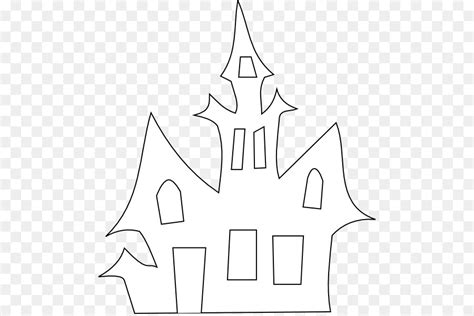 haunted house silhouette png - Clip Art Library