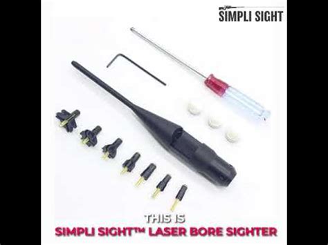 Simpli Sight Laser Bore Sighter YouTube