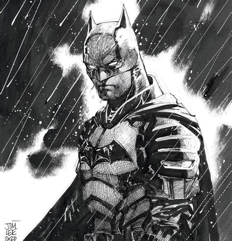 New Artwork By Jim Lee Of Robert Pattinsons Batman R Batman