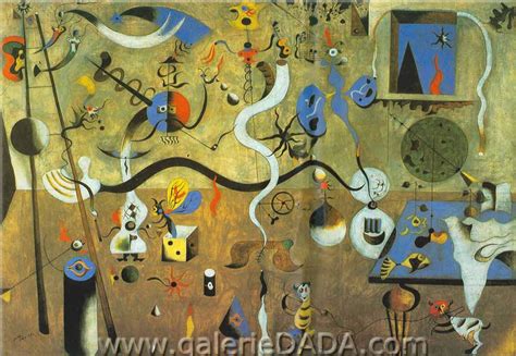 Harlequins Carnival Joan Miro Image Viewer Galerie Dada