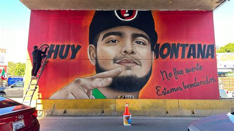 Pintan Mural En Honor A Chuy Montana Músico De Corridos Asesinado En