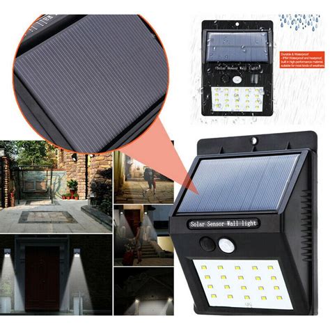 FARO LED PANNELLO SOLARE SENSORE MOVIMENTO CREPUSCOLARE FARETTO ESTERNO