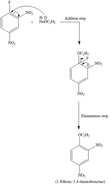 What Is The Product Of The Reaction Of 1 Fluoro 2 4 Dinitrobenzene With