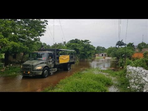 La Jornada Cien Elementos De Sedena Atienden Zonas Afectadas Por Lluvias