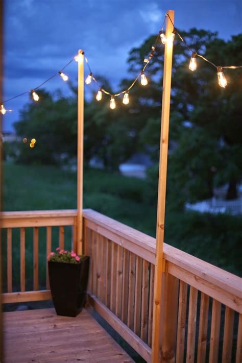 How To Hang String Lights On House