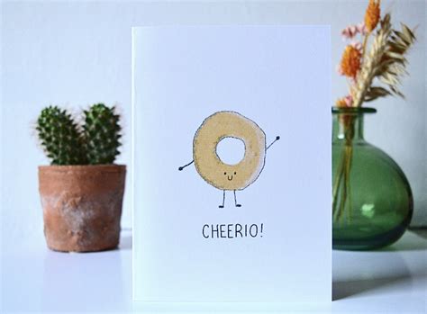 Sorry Youre Leaving Card Goodbye Card Cheerio” Urban Makers