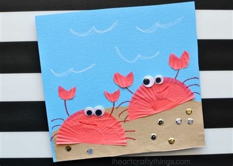 Cupcake Liner Crab Craft For Kids I Heart Crafty Things