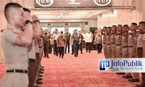 InfoPublik Wapres Ma Ruf Amin Capaja TNI Polri Harus Siap Mengawal