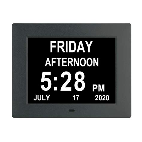 Buy Digital Calendar Clock Extra Large Day And Date Time With 3