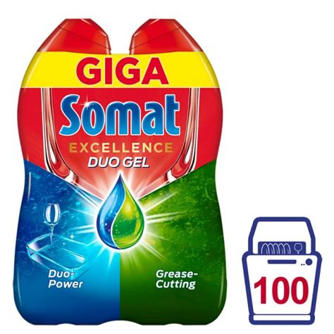 Somat Excellence Duo Gel Grease Cutting Ml Tesco Groceries