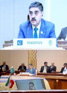 The Caretaker Prime Minister Anwaar Ul Haq Kakar Addresses The 16th ECO