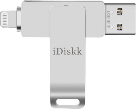 IDiskk Apple MFi Certified 128GB IPhone Photo Stick IPhone Memory Stick