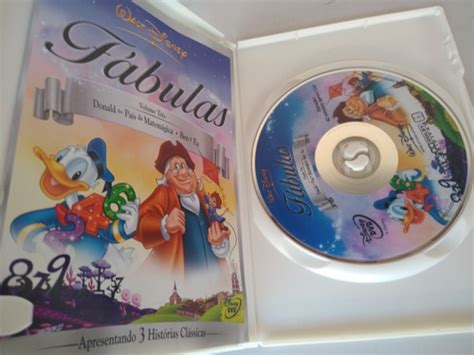 Fábulas Disney Volume 3 Dvd Encarte Interno Disney Parcelamento