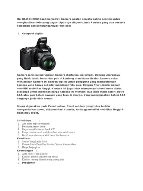 Jenis Kamera Pdf