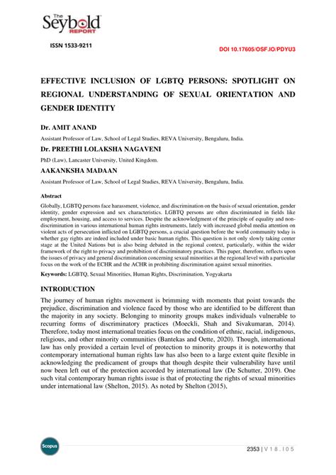 PDF EFFECTIVE INCLUSION OF LGBTQ PERSONS SPOTLIGHT ON REGIONAL