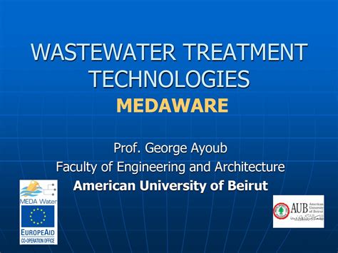 Wastewater Treatment Technologies Medaware Aquaenergy Expo Knowledge Hub