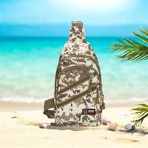 Mochila Pochete Masculino T Tica Militar Camuflada Transversal Shein