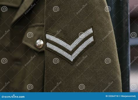 English WWII Corporal Rank stock photo. Image of uniform - 33264718