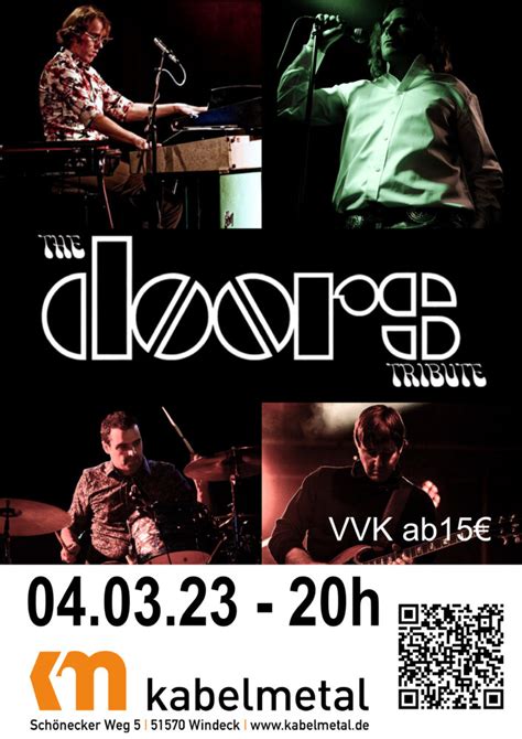 Kabelmetal Am 24 02 2024 Steht Mit THE DOORS Ein Neues Highlight Auf