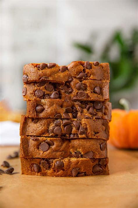 Pumpkin Chocolate Chip Bread Recipe One Bowl Dinner Then Dessert