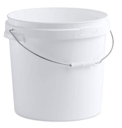 20 Litre Plastic Bucket With LID And Metal Handle Hard Wearing Bucket