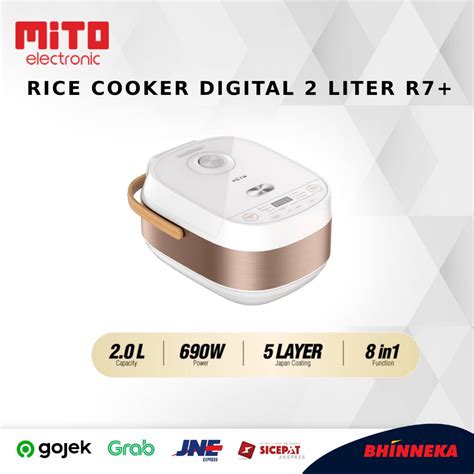 Jual Mito Rice Cooker Digital Low Sugar Liter R In Wood Series