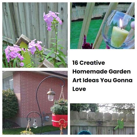 16 Creative Homemade Garden Art Ideas You Gonna Love SharonSable