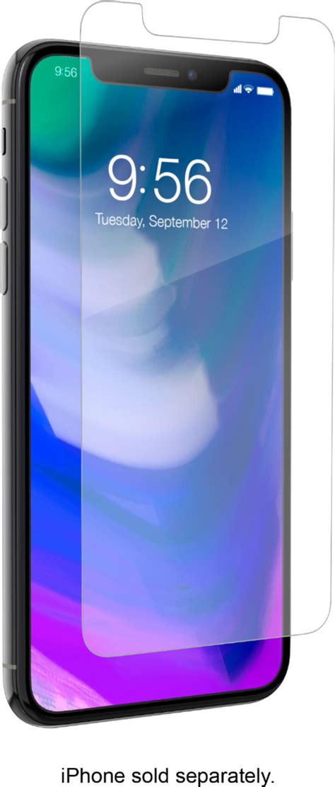 Best Buy Zagg Invisibleshield Toughened Glass Screen Protector For Apple® Iphone® X And Xs