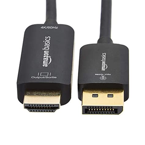 Amazon Basics Uni Directional Displayport To Hdmi Display Cable 4k60hz