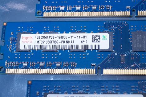 6 Hynix 4GB 2Rx8 PC3 12800U DDR3 1600Mhz HMT351U6CFR8C PB EBay