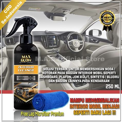 Jual Pembersih Interior Mobil Dashboard Jok Kulit Bludru Plafon