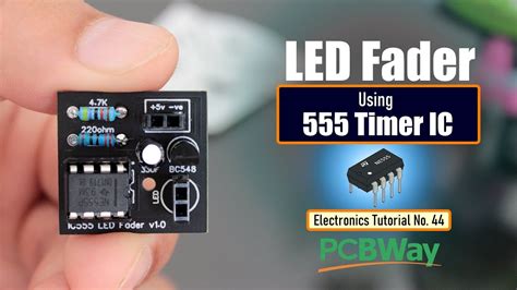 LED Fader Using 555 Timer IC YouTube