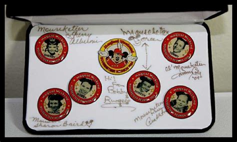 Mickey Mouse Club Mouseketeers Reunion Pins SIGNED BY MOUSKETEERS | Mickey mouse club ...