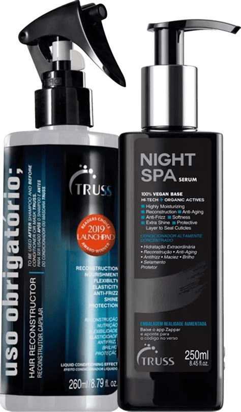 Kit Truss Uso Obrigatório Night Spa Serum Beleza na Web