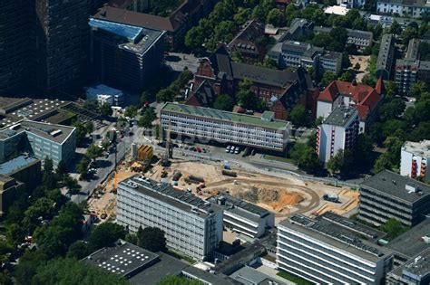 Hamburg aus der Vogelperspektive Campus Universitäts Bereich mit