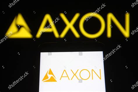 This Photo Illustration Axon Enterprise Logo Editorial Stock Photo ...