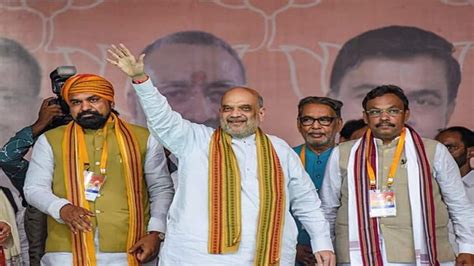 Amit Shah Questions Oppositions Credibility At Mega Rally In Bihar