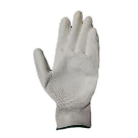 Plain White Pu Coated Gloves At Rs 27pair In Gurugram Id 17791757630