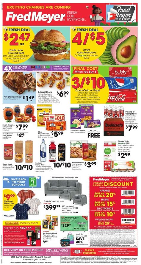 Fred Meyer Weekly Ad & Specials from August 5