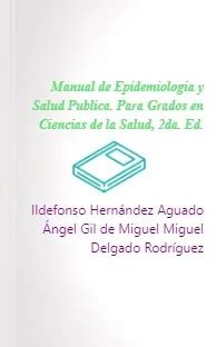 EBook Manual De Epidemiologia Y Salud Publica Para Grados En Ciencias