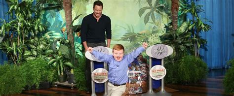 Chris Pratt and Noah Ritter on The Ellen DeGeneres Show | POPSUGAR ...