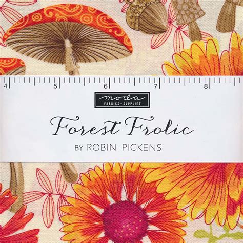 Forest Frolic Charm Pack Robin Pickens Moda Fabrics Karen Martin