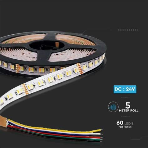 Led Strip Smd5050 60led 24v Ip65 3in1 Rgb