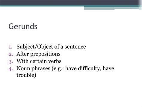 Gerunds Vs Infinitives Ppt