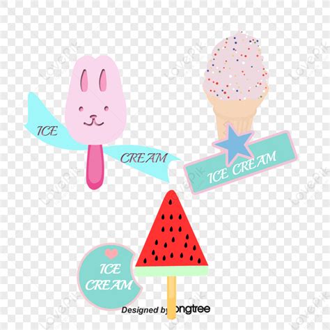 Vector Ice Cream Labelspecieslabelssweets Png Hd Transparent Image