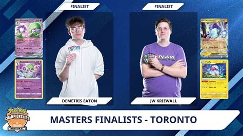 Masters Finals Demetris Eaton Vs Jw Kriewall 2024 Pokémon Toronto