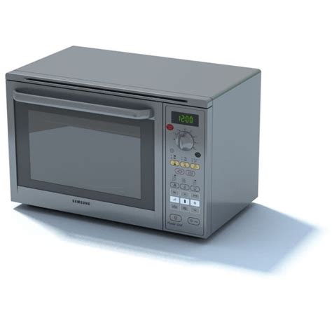 High Tech Microwave 3d Model