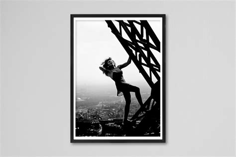 Tina Turner Eiffel Tower Print Rip Tina Turner Black And White Wall